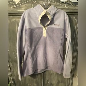 Columbia Women's Light Purple Fleece Pullover